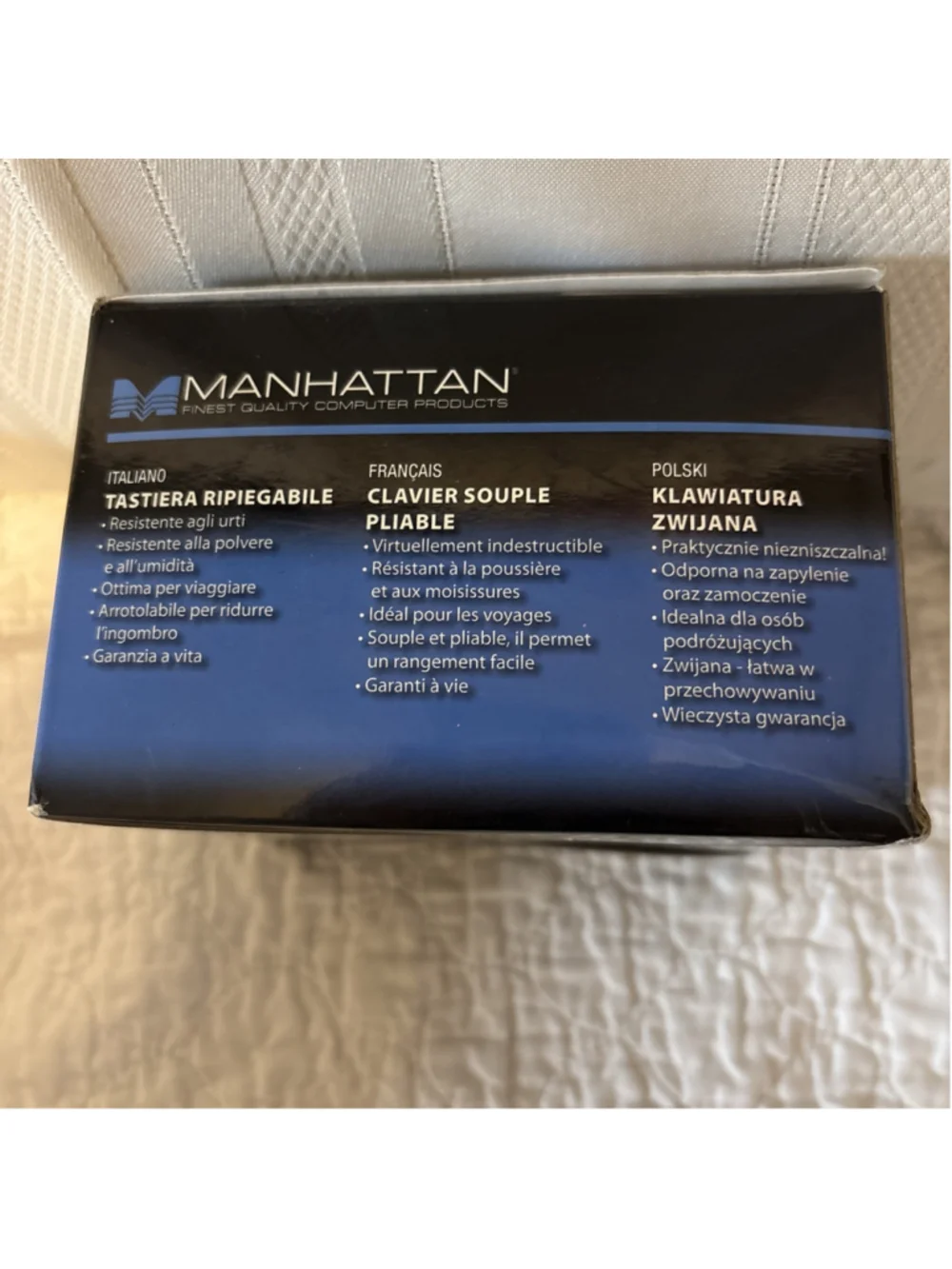 Manhattan Roll-up Keyboard USB & PS/2 Combo